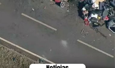 CINCO MORTOS E ONZE FERIDOS: Van que saía da bahia colide com caminhão na BR-020, no DF