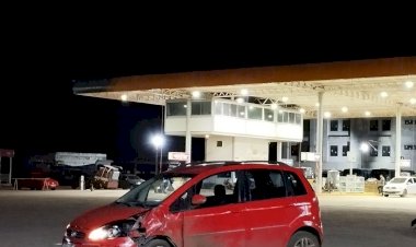 Acidente entre carro e motocicleta deixa homem ferido nas proximidades do Posto São Jorge em Irecê