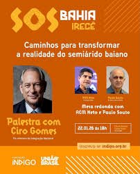 ACM Neto lidera debate sobre a seca na Bahia em evento em Irecê
