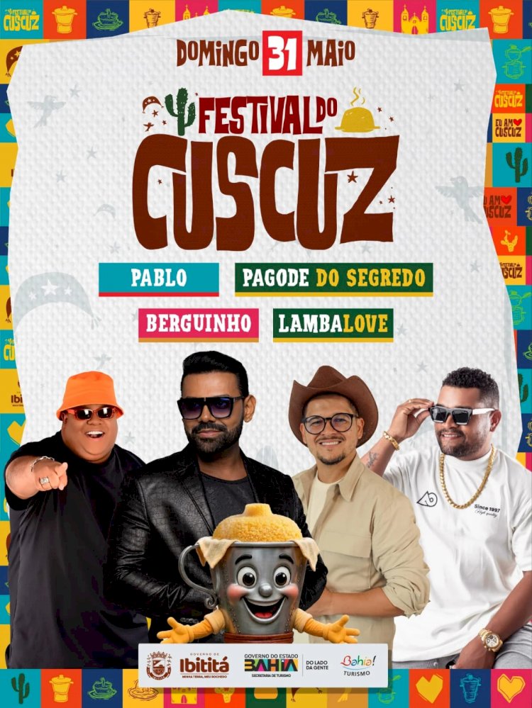 Festival do Cuscuz divulga programação com grandes atrações em Ibititá
