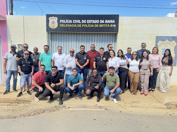 Novo delegado substituto de  Ibititá é recebido em encontro sobre fortalecimento da segurança pública