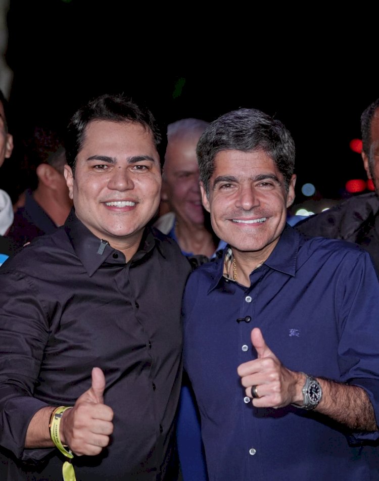 ACM Neto participa da festa dos 64 anos de Jussara e recebe apoio do prefeito Tacinho Mendes